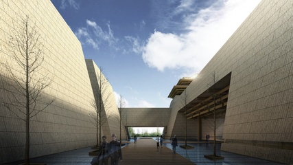 開封新區中心商務區博物館規劃館景觀工程