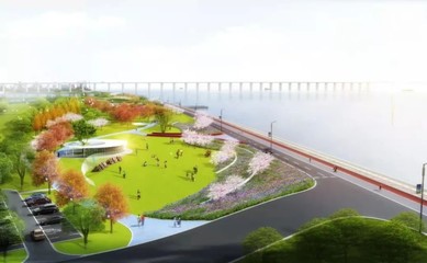 力爭(zhēng)10月底前完工!南通又一沿江綠化景觀提升工程順利開工